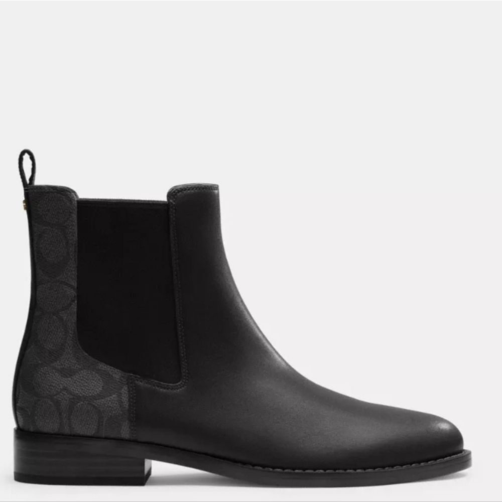 Coach Meredith Signature Canvas Booties - Picture 2 of 9